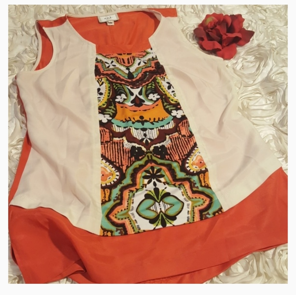Eci  Women's Sleeveless Blouse Top - Small
